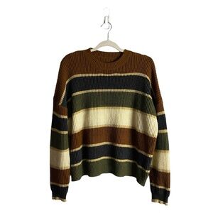 Shein Women’s Old Man Color Block Knit Sweater